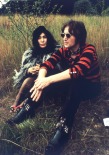 John Lennon with Yoko Ono at Tittenhurst Parc, Ascot ca. 1970, Photographer: Peter Fordham - Copyright: Yoko Ono - Worldwide Press And Promo In Perpetuity