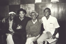 Ibrahim Ferrer, Iliades Ochoa, Compay Secundo & Puntilita Licea (Foto: Susan Titelman)