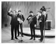 Beatles - Ed Sullivan & Beatles on Stage - Ed Sullivan Show - C 1964 CBS Photography