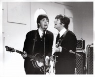 Beatles - John, Paul on Stage - Ed Sullivan Show - C 1964 CBS Photography